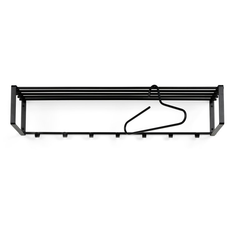 Spinder Rex Metal 7 Hook Wall Mounted Coat Rack Wayfair.co.uk